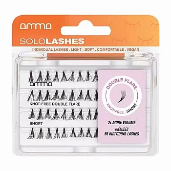 AMMA LASHES PESTAAS POSTIZAS SOLO KNOT-FREE DOUBLE FLARE S