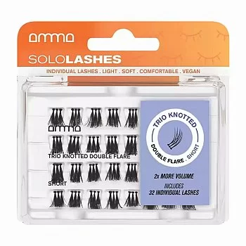 AMMA LASHES PESTAAS POSTIZAS SOLO TRIO KNOTTED DOUBLE FLARE S