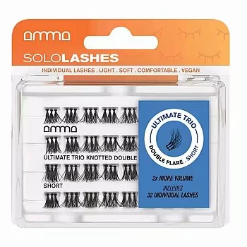 AMMA LASHES PESTAAS POSTIZAS ULTIMATE TRIO DOUBLE FLARE S