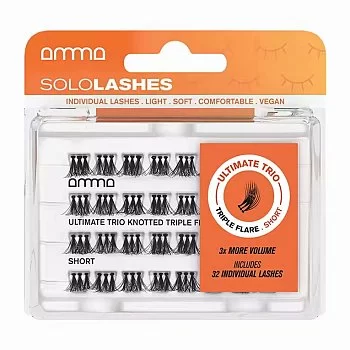 AMMA LASHES PESTAAS POSTIZAS ULTIMATE TRIO TRIPLE FLARE S