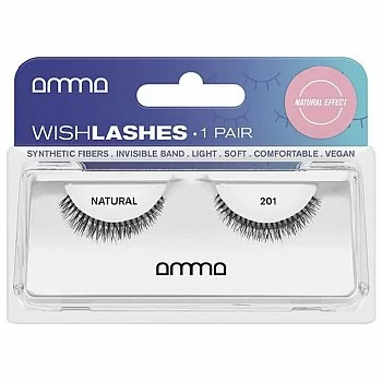 AMMA LASHES PESTAAS POSTIZAS WISH LASHES NATURAL 201