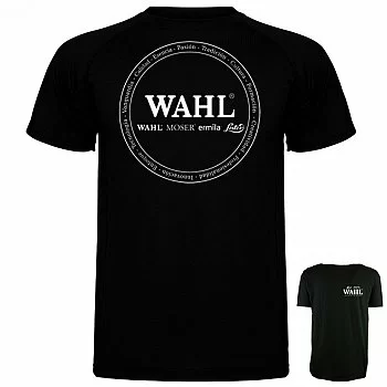 CAMISETA WAHL MANGA CORTA COLOR NEGRO