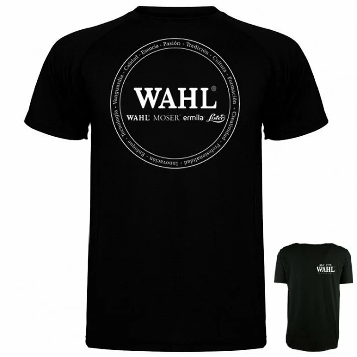 Camiseta Wahl Manga Corta Color Negro