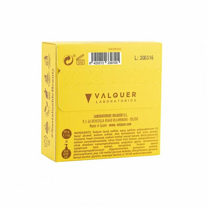 Champu Solido Acid (extracto De Limon Y Canela) 50 G. Valquer_4