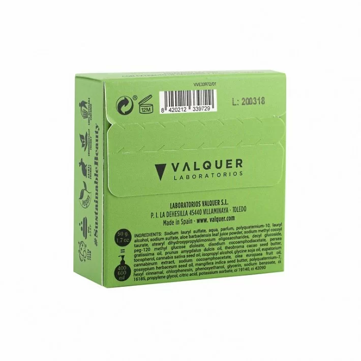 Champu Solido Hemp (extracto De Cannabis Y Aceite De Caamo) 50 G. Valquer_4