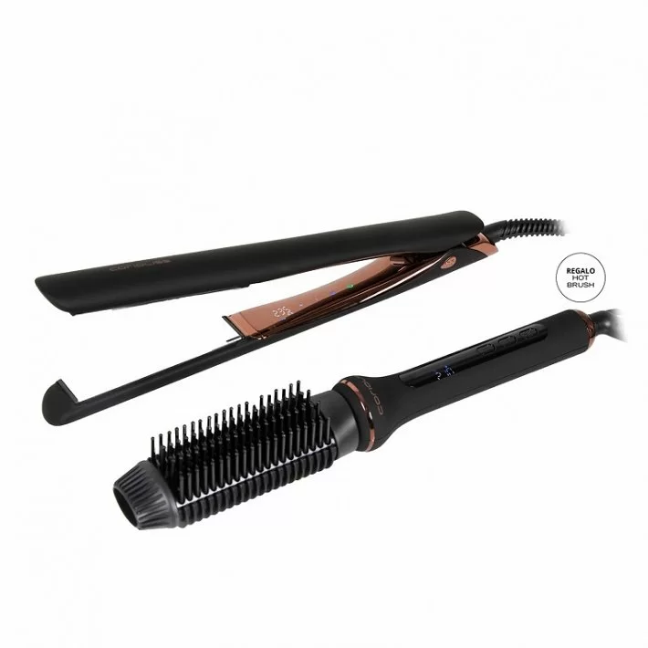 Corioliss Plancha C5 Copper + Hot Brush christmas Kit