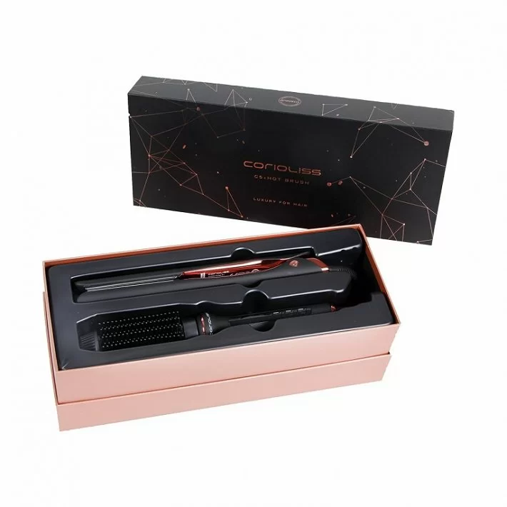 Corioliss Plancha C5 Copper + Hot Brush christmas Kit_1