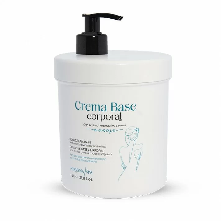 Crema Base Corporal 1 Litro Ref.81083 Nirvana Spa