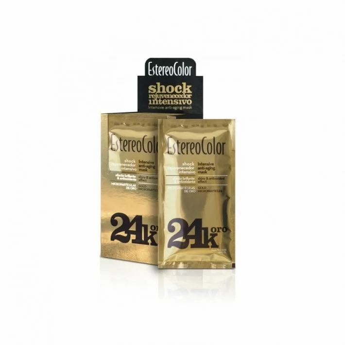 Estereocolor Shock Rejuvenecedor Intensivo Oro 24k Sobre 50 Ml.