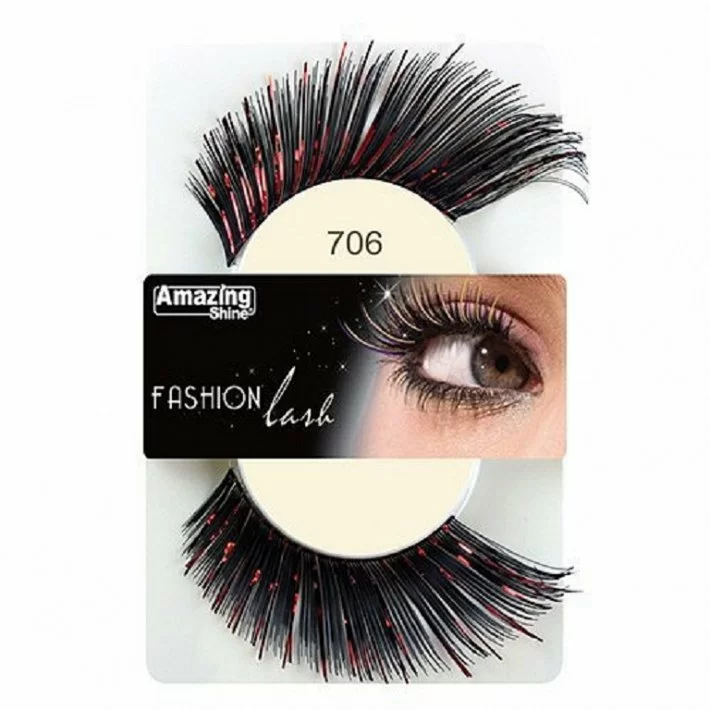 Fashion Lash (negro/ Rojo Brillante) Ref : 706 Amazing Shine