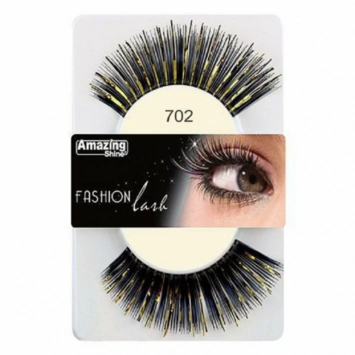 Fashion Lash (negro/dorado) Ref : 702 Amazing Shine