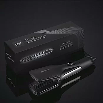 GHD DUET PLANCHA DE PELO DE AIRE CALIENTE 2 EN 1 NEGRA