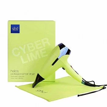 GHD HELIOS PROFESSIONAL HAIRDRYER CYBER LIME COLOR CRUSH COLLECTION
