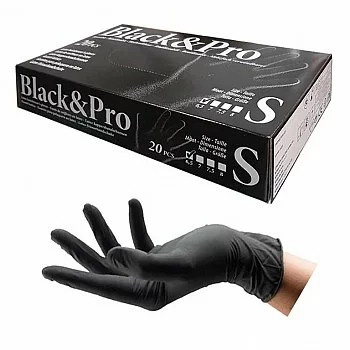 GUANTES BLACK & PRO REUTILIZABLES (20 UNIDADES)