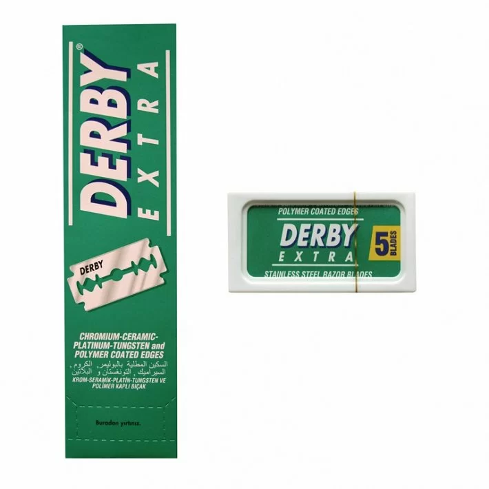 Hojas Acanaladas Derby Extra Dispensador De 20 Cajitas (100 Blades) Ref : 02956