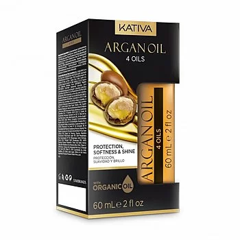 KATIVA ARGAN ACEITE CABELLO 4 OILS 60 ML.