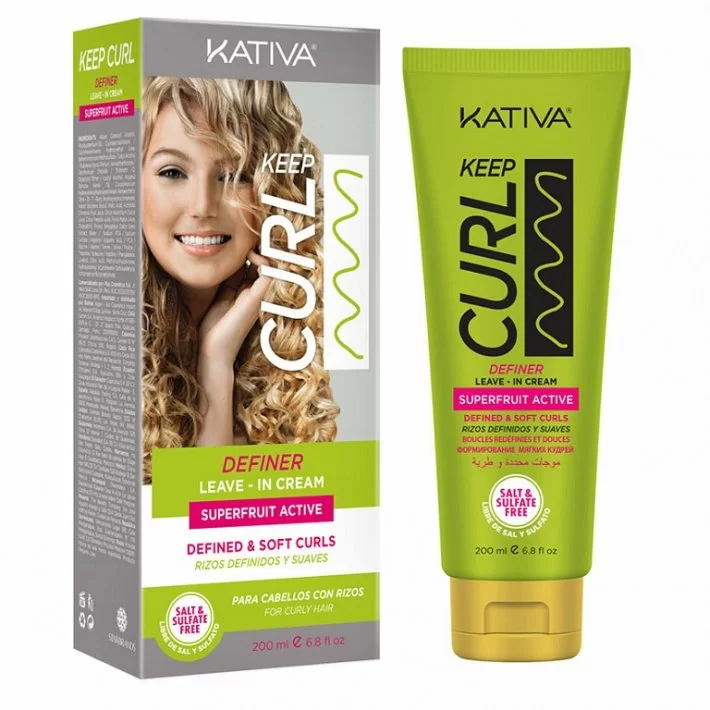 Kativa Keep Curl Definer Leave In Cream 200 Ml