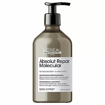 LOREAL CHAMPU ABSOLUT REPAIR MOLECULAR 500 ML. SERIE EXPERT