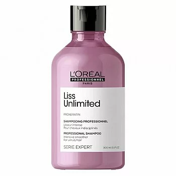 LOREAL CHAMPU LISS UNLIMITED FRASCO 300 ML. EXPERT