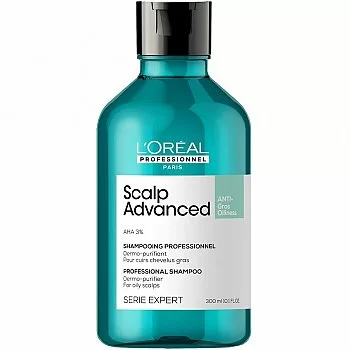 LOREAL CHAMPU SCALP ANTI GRASA 300 ML. SERIE EXPERT