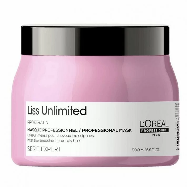 Loreal Mascarilla Liss Unlimited Tarro 500 Ml. Serie Expert