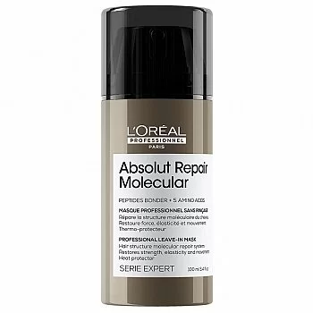 LOREAL MASCARILLA SIN ACLARADO ABSOLUT REPAIR MOLECULAR 100 ML. SERIE EXPERT