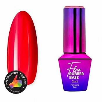 MOLLYLAC FLUO RUBBER BASE 2 EN 1 N1 FRUITY ROOTY 10ML