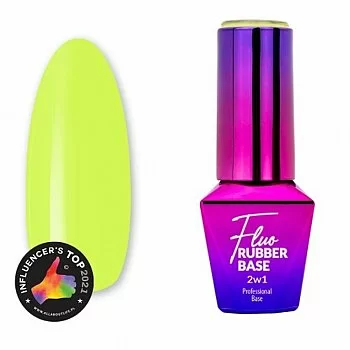 MOLLYLAC FLUO RUBBER BASE 2 EN 1 N2 COOL SWIRL 10ML