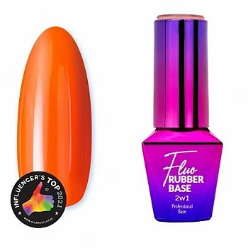 MOLLYLAC FLUO RUBBER BASE 2 EN 1 N7 MAMBO MIX 10ML