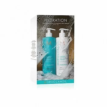 MOROCCANOIL BOX HYDRATION DUO 500 ML. (CHAMPU + ACONDICIONADOR)