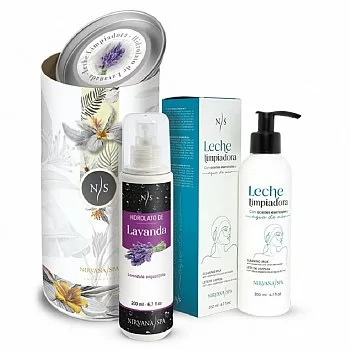 PACK ROLL DELUXE LAVANDA (LECHE LIMP. + HIDROL. LAVANDA) NIRVANA SPA  REF 82029