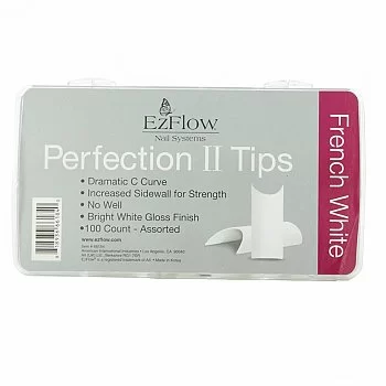 PERFECTION II TIPS 100 UDS FRENCH WHITE REF.66184 EZFLOW