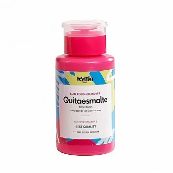 QUITAESMALTE COM BOMBA KATAI AROMA FRESA 200 ML