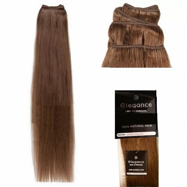 Ramal Cabello Natural Tejido Liso Elegance 50/55 Cm.