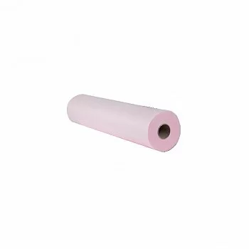 ROLLO PAPEL CAMILLA POLIPROPILENO ROSA 0.58 x 80 METROS 20 GR. REF : 111