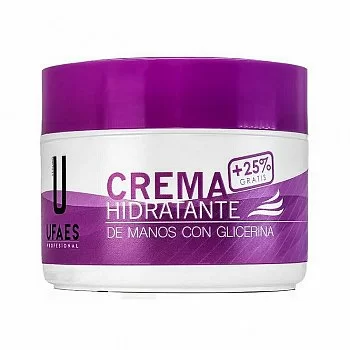 UFAES CREMA HIDRATANTE DE MANOS CON GLICERINA 250ML.