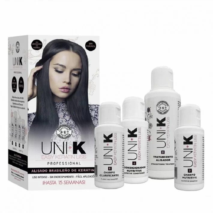 Uni-k Easy Keratin Liss Alisado Brasileo De Keratina Kit