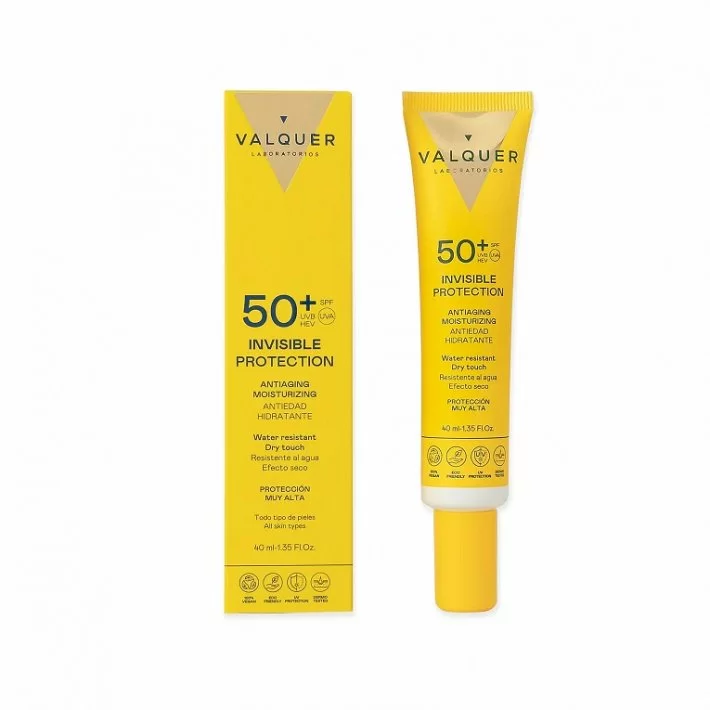 Valquer Serum Facial Invisible Protection Spf 50+ Antiedad E Hidratante