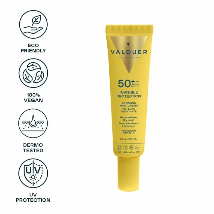 Valquer Serum Facial Invisible Protection Spf 50+ Antiedad E Hidratante_1